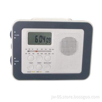 Kitchen AM/FM Radios with Clock and Stand Board